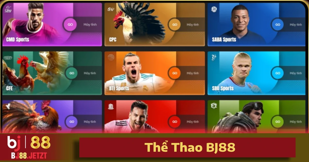 Thể Thao BJ88 3 Ngoài những môn thể thao phổ biến, BJ88 còn bổ sung thêm nhiều môn thể thao mới, phù hợp với xu hướng phát triển của thời đại.
